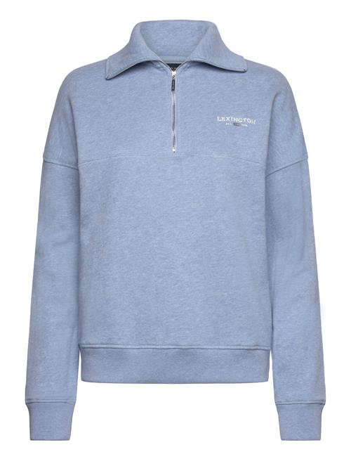 Half-Zip Logo Sweatshirt Lexington Clothing Blue