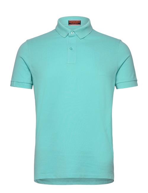 City Pique Polo Superdry Blue