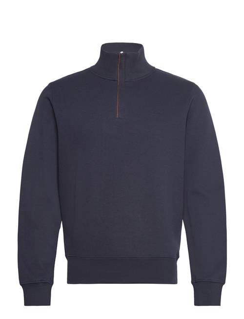 Sacker Rib Half Zip GANT Navy