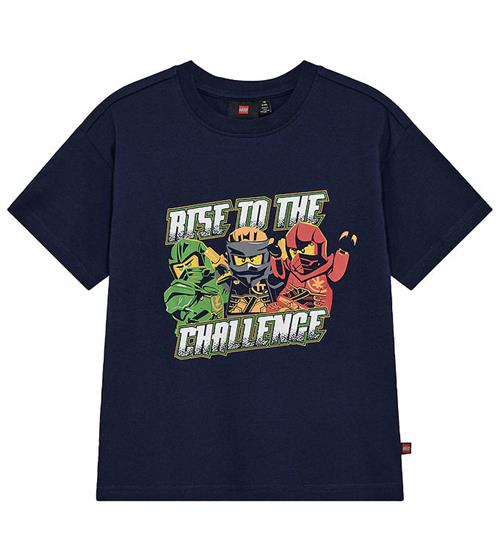 Se LEGOÂ® Wear T-shirt - LWTaffy 119 - Dark Navy ved KidsWorld