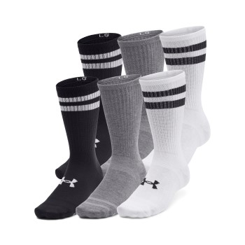 Under Armour Strømper 6P Essential Crew Socks Flerfarvet polyester Large