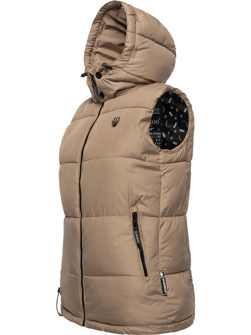 MARIKOO Vest 'Eisflöckchen'  taupe