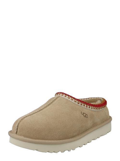 Se UGG Hjemmesko 'Tasman'  beige / sand / rød ved About You