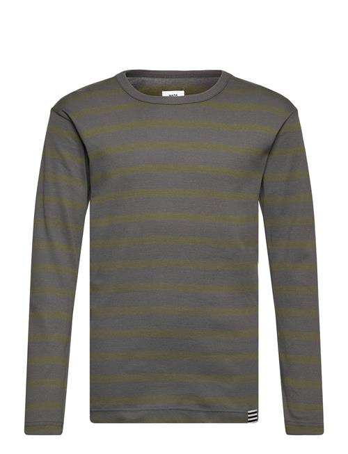 Trio Rib Tobino Tee Ls Mads Nørgaard Grey