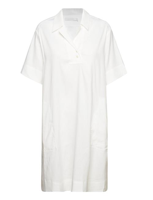 Katie Dress Stretch Linen Naja Lauf White