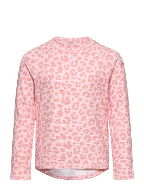 Uv-L.s Sweater Pink Leo 01 122/128 Geggamoja Pink