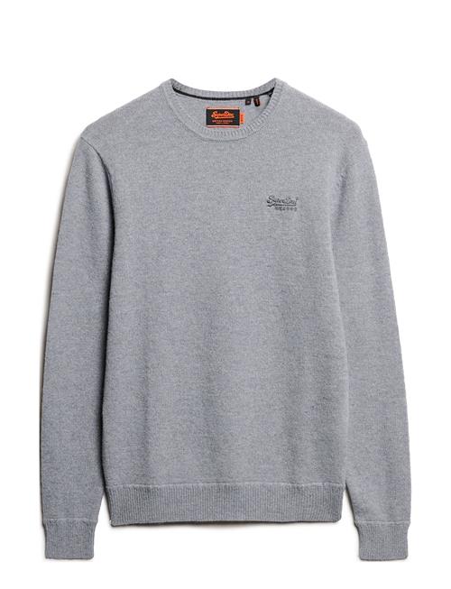 Essential Slim Fit Crew Jumper Superdry Grey