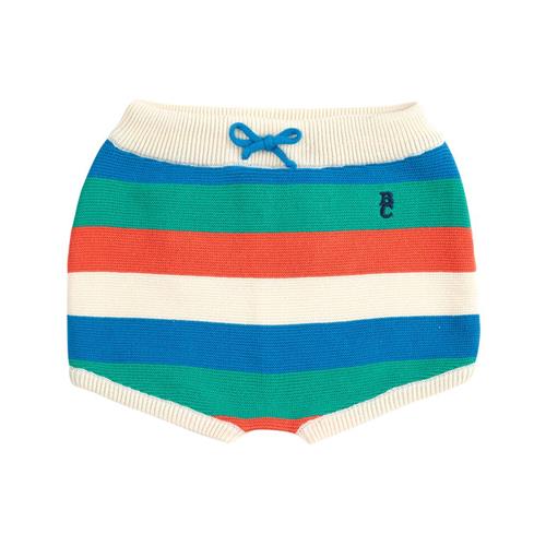 Bobo Choses Striped Baby Strikkede Shorts Offwhite |  | 24 months