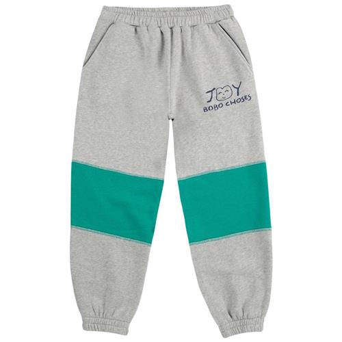 Bobo Choses Joy Color Block Joggingbukser Heather Grey | Grå | 10-11 years