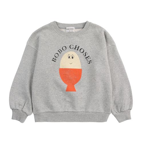 Bobo Choses Morning Egg Sweatshirt Heather Grey | Grå | 8-9 years