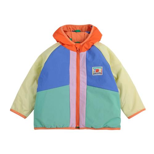 Bobo Choses Color Block Baby Vendbar Let Anorak Orange 6 months  Orange.  6 måneder  Unisex