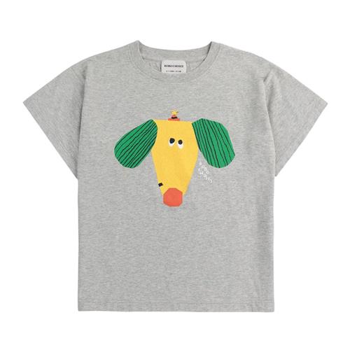 Bobo Choses Happy Dog T-shirt Heather Grey | Grå | 6-7 years