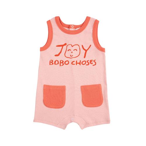 Bobo Choses Smiling Baby Lyserød Heldragt Light Pink | Lyserød | 6 months