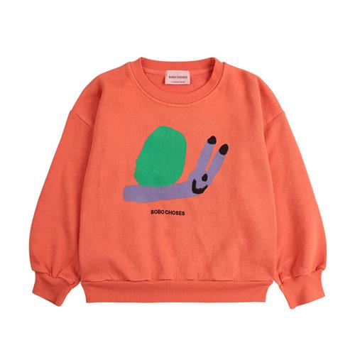 Bobo Choses Funny Snail Sweatshirt Red | Rød | 4-5 years