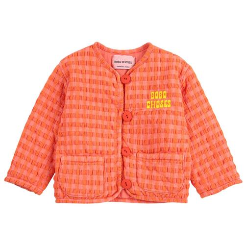 Bobo Choses Vichy Baby Vatteret Jakke Pink | Lyserød | 18 months