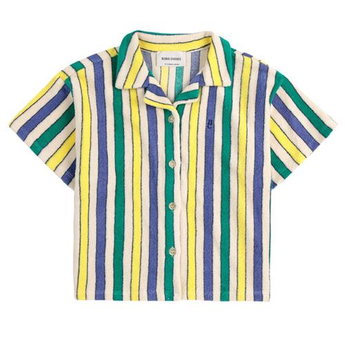 Bobo Choses Multicolor Stribet Skjorte I Frotté Offwhite |  | 8-9 years