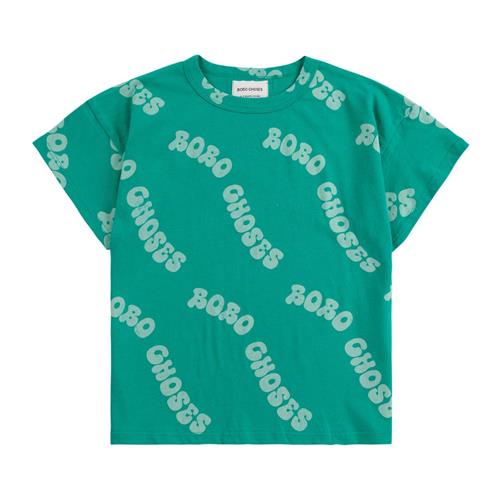 Bobo Choses Wavy Bobo Choses All Over T-shirt Green | Grønn | 10-11 years