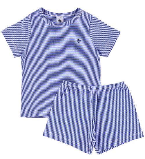 Petit Bateau Nattøj - 2-Delt - Perse/Marshmallow