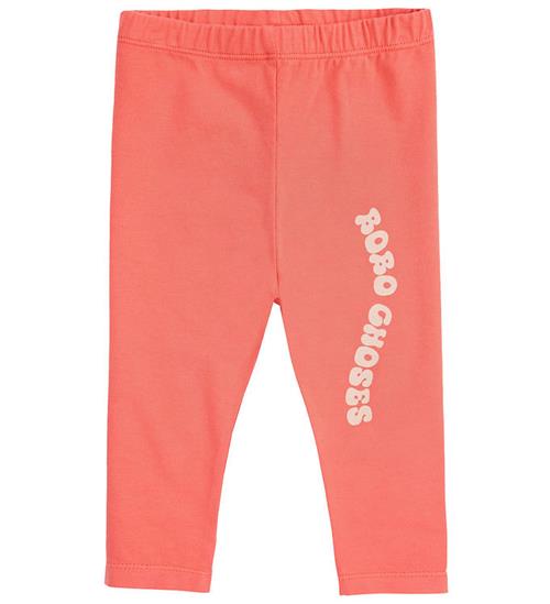 Bobo Choses Leggings - Wavy - Coral Pink