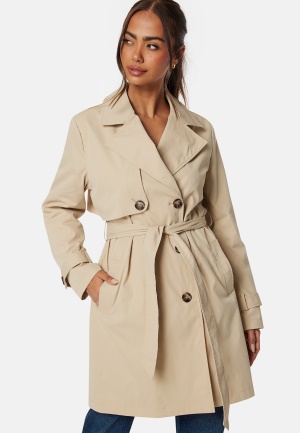 Happy Holly Pamela Trenchcoat Light beige 52/54