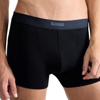 Sloggi 2P Men Ever Ease Shorts Sort bomuld Medium Herre