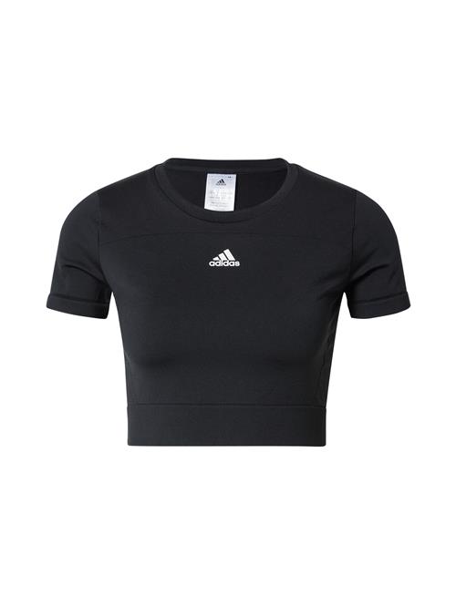 ADIDAS SPORTSWEAR Funktionsbluse  sort / hvid