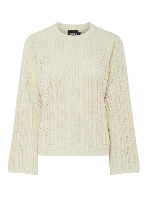 PIECES Pullover 'PCNUKA'  creme