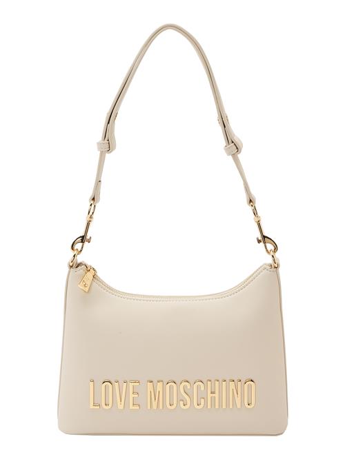 Love Moschino Skuldertaske  elfenben / guld