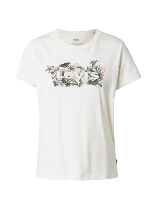 LEVI'S ® Shirts 'THE PERFECT TEE'  pastelgul / smaragd / sort / hvid