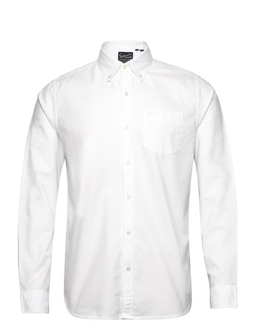 Superdry Cotton L/S Oxford Shirt Superdry White