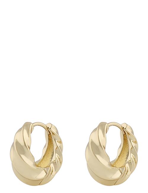 Lydia Big Twist Ring Ear Plain G SNÖ Of Sweden Gold