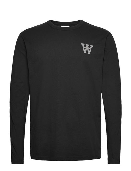 Double A by Wood Wood Mel Tirewall Ls T-Shirt Gots Double A By Wood Wood Black