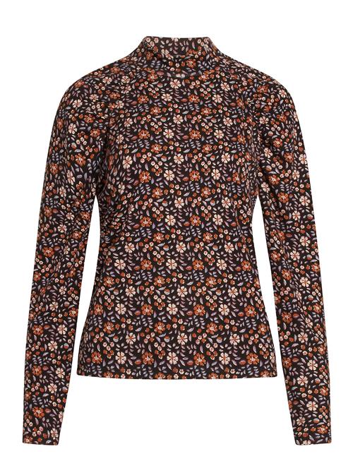 Cecilia Print Blouse Sirup Copenhagen Brown