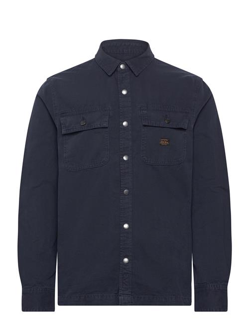 Superdry Canvas Workwear Overshirt Superdry Navy