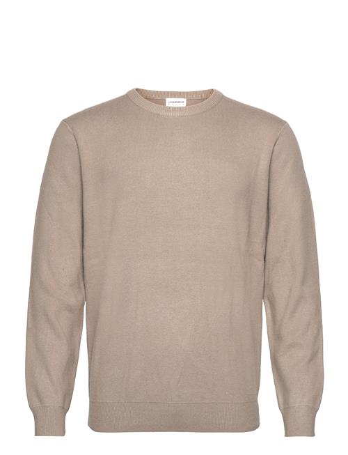 Lindbergh Ecovero O-Neck Knit Lindbergh Beige