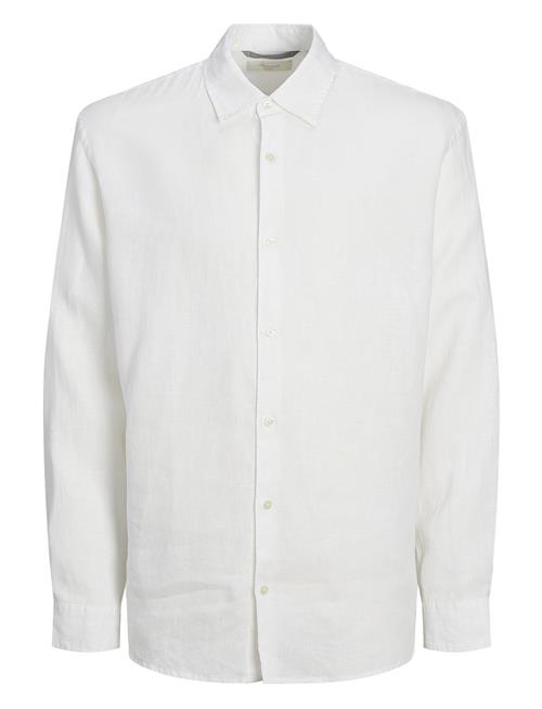 Jack & Jones Jprcclawrence Linen Shirt L/S Sn Jack & J S White