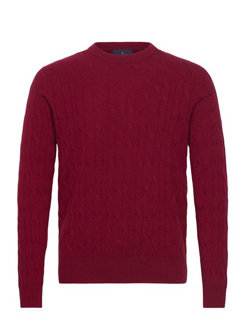 Hackett London Lw Cable Crew Hackett London Red