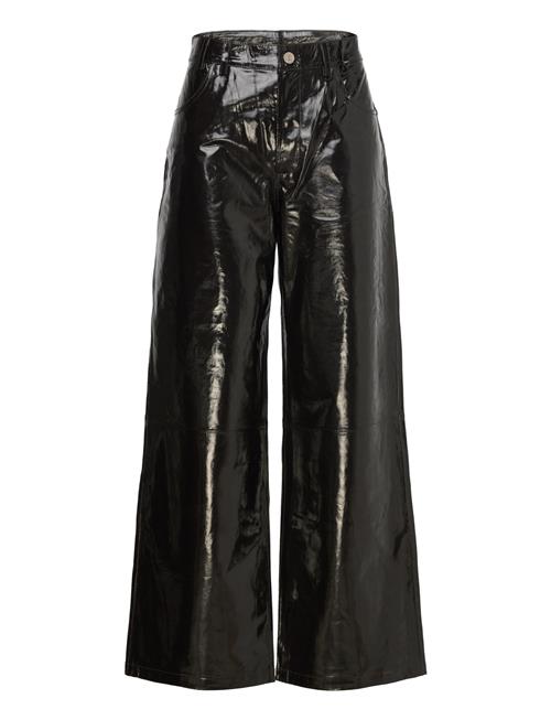 Stella Nova Leather Pants With Jeans Look Stella Nova Black