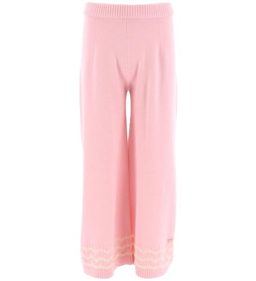 Emporio Armani Bukser - Strik - Pink/Off White