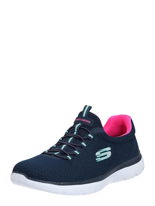 SKECHERS Slip On 'Summits'  navy / mint / pink