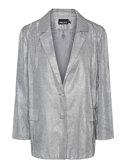 Se PIECES Blazer 'GLITTY'  sølv ved About You