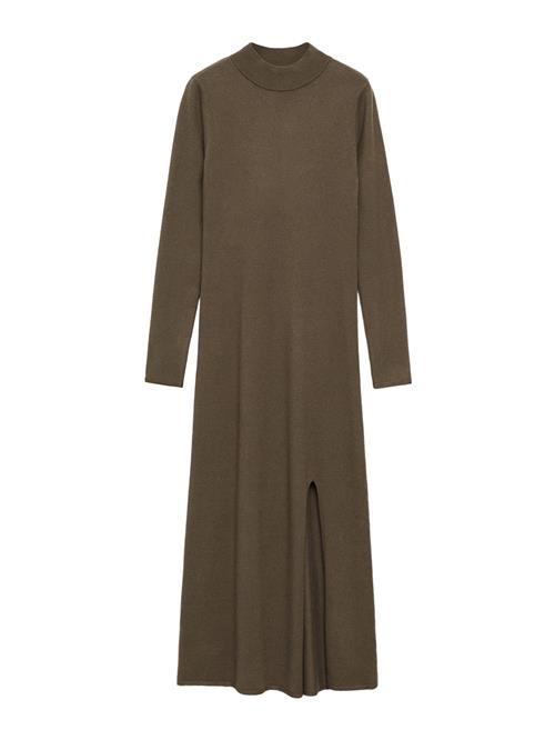 MANGO Strikkjole 'PERCEBES'  khaki