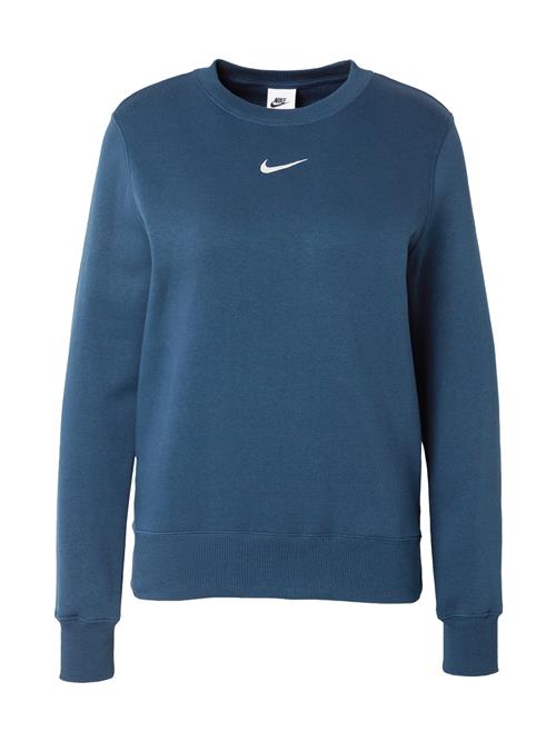 Nike Sportswear Sweatshirt 'Phoenix Fleece'  navy / hvid