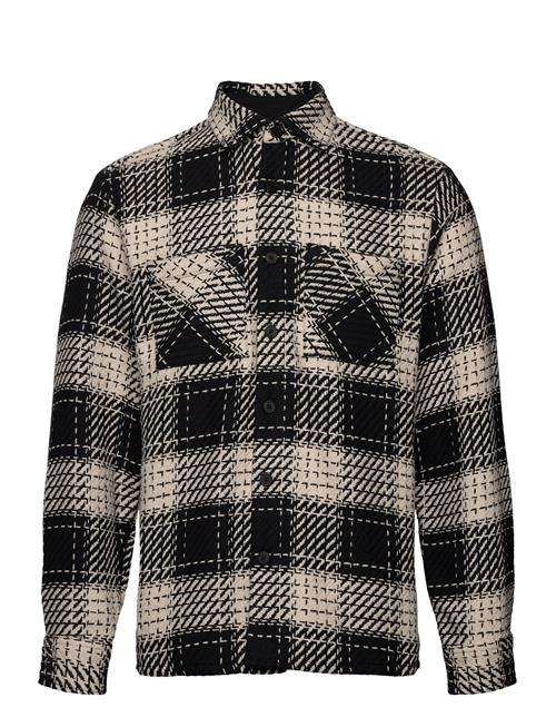 Wax London Whiting Overshirt Black Beatnik Wax London Black