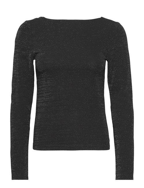 Slfrue Ls Scoop Back Top Selected Black