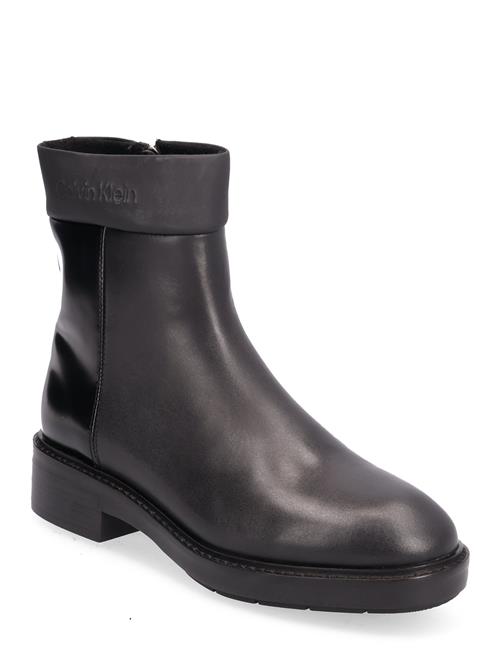 Calvin Klein Rubber Sole Ankle Boot Lg Wl Calvin Klein Black