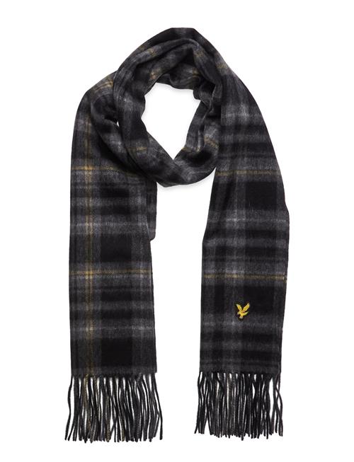 Tartan Cashmere Scarf Lyle & Scott Grey