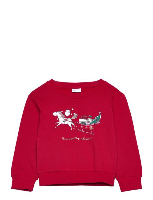 Nmfvismas Ls Nreg Sweat Bru Name It Red