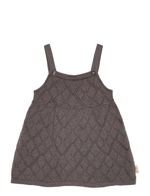 Petit Piao Knit Dress Strap Petit Piao Brown