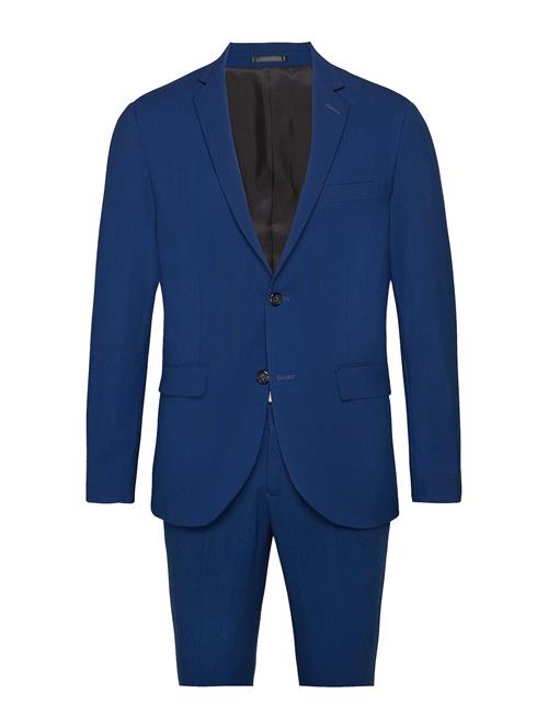 Lindbergh Plain Mens Suit - Normal Lenght Lindbergh Blue